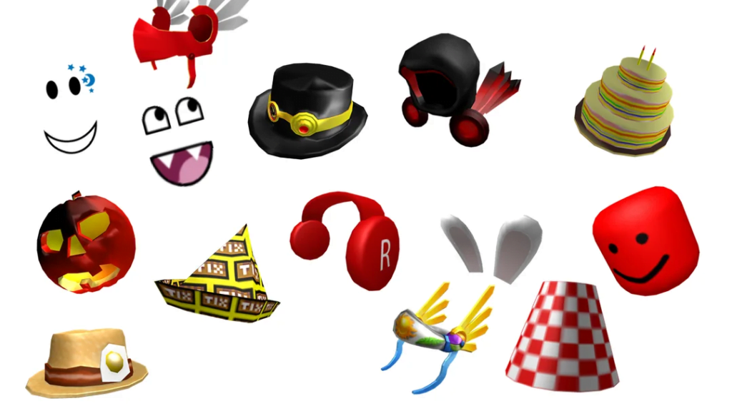 Roblox items such as Dominus's and Headphones